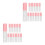 24 Pcs 4ml Empty Lip Gloss Bottle Portable Lipstick Tube 10