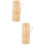 2Pcs Thermal Water Bottle With Bamboo Shell Insulation Cover 9