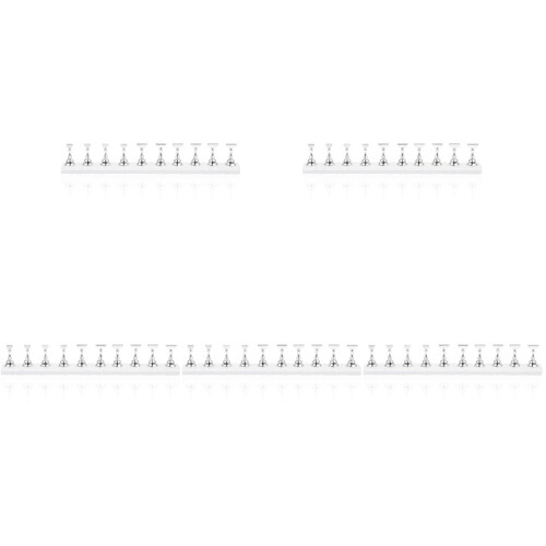 5 Sets Practice Nail Holder Manicure Display Stand Rack 1