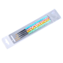 4Pcs Nail Brush Set Assorted Color Detail Paint Brushes for Nail Art