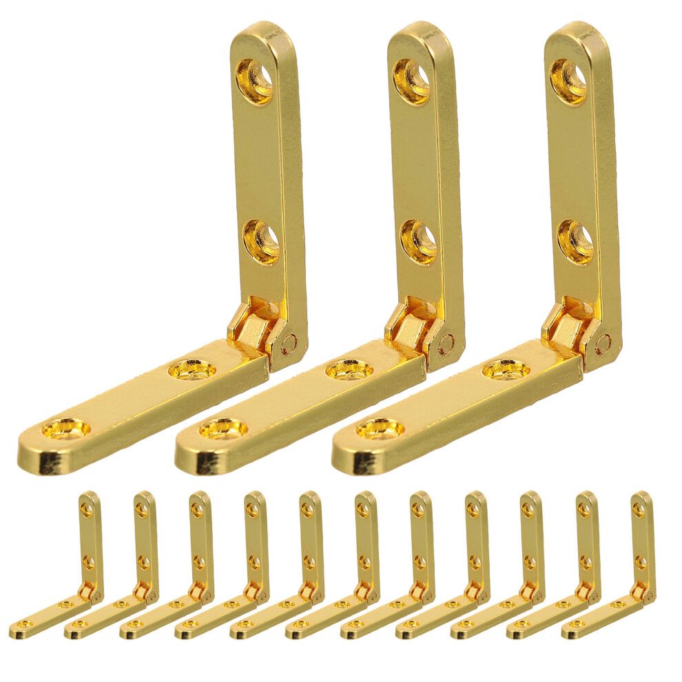 14Pcs Small Zinc Alloy Hinges 90 Degree For Cabinet Furniture 032541541483