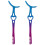 8 Pcs Stainless Steel Eyelash Tweezer With Comb Applicator Tool 1