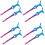 8 Pcs Stainless Steel Eyelash Tweezer With Comb Applicator Tool 7