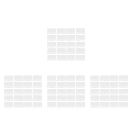 120 Pcs Self-Adhesive Label Pouch Pass Box Card Holder Sleeves 2