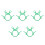 5Pcs Calf Weaning Nose Ring Tool For Cattle Farm Use 4