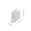 6Pcs Wall-Mounted Crank Handle Bracket For Roller Shutters - White 13Mm 3