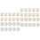 40 Pcs Fashion Earplug Earring Accessory Eardrop Decor Mixed Color 4