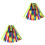 2Pcs Motorcycle Ribbon Prop Streamer Decoration Supply 5