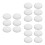 18 Pcs Silver Stainless Steel Handrail End Caps For Staircase Posts 6