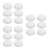 18 Pcs Silver Stainless Steel Handrail End Caps For Staircase Posts 10