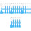 40 Pcs Ticket Scratcher Tool Portable Plastic 5