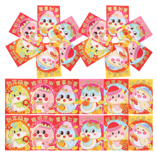30Pcs Red Envelope Money Pouch Traditional New Year Red Packet
