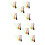 30 Pcs Plastic Zipper Puller For Clothing Suitcase Rope Cord 7