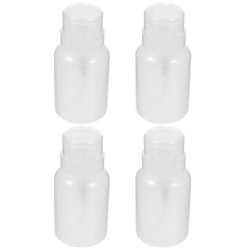16 Pcs Refillable Liquid Pump Bottles For Nail Polish Remover 250ml