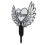 5Pcs Acrylic Cemetery Cross Stake For Grave Decoration 1