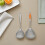 2Pcs Stainless Steel Long Handle Strainer Skimmer Spoon Set 7