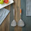 2Pcs Stainless Steel Long Handle Strainer Skimmer Spoon Set 6