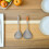 2Pcs Stainless Steel Long Handle Strainer Skimmer Spoon Set 5