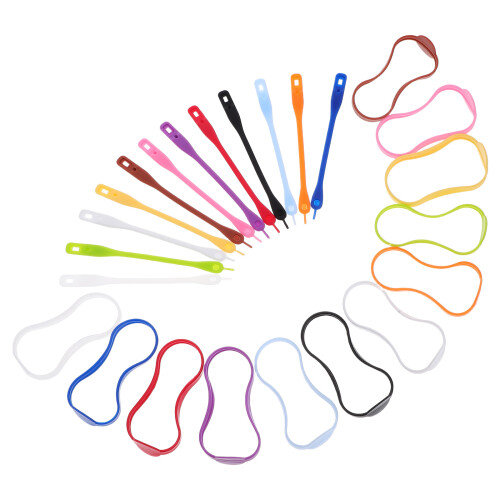 24Pcs Silicone Drink Marker Bands For Cups Bottles Mugs
