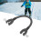 Professioneller Skispitzverbinder für Anfänger, Kinder, langlebig, schwarz 15