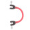 Ski Tip Connector Speed Control for Kids, Durable Red Ski Aid 7