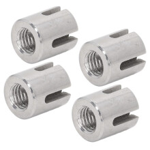 10 Stück M10 Edelstahl Kreuz-Seilklemmen für 3 mm Kabel