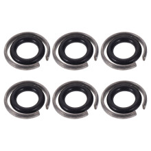 24Sets Universele Impact Wrench Ring Kit Van Rubber En Ijzer Zwart