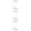3 Pcs Hair Scissors Storage Rack Transparent Stand Holder 8