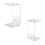 3 Pcs Hair Scissors Storage Rack Transparent Stand Holder 10