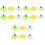 18 Pcs Silicone Cup Covers Reusable Cartoon Lids For Coffee Tea Mugs 3