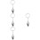 4Pcs Metal Urn Key Chain Pendant Ash Keepsake Ornament 9