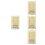 4Pcs Copper Greeting Card Amulet For Protection And Good Luck 6