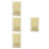 4Pcs Copper Greeting Card Amulet For Protection And Good Luck 4