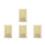 4Pcs Copper Greeting Card Amulet For Protection And Good Luck 10