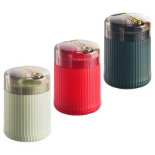 9 Pcs Press-Type Automatic Toothpick Dispenser Round Holder