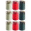 9 Pcs Press-Type Automatic Toothpick Dispenser Round Holder 10