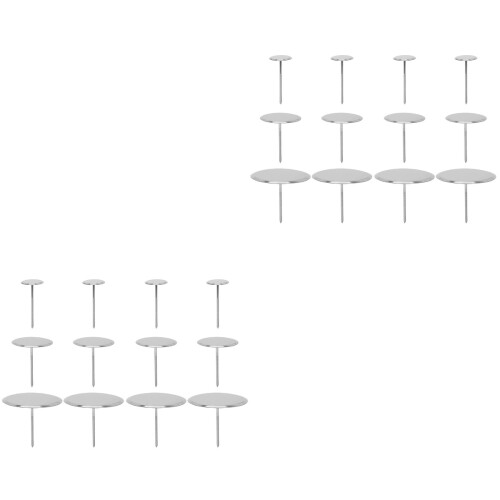 24 Pcs Stainless Steel Decorating Nails For Cake Cupcake Baking 2