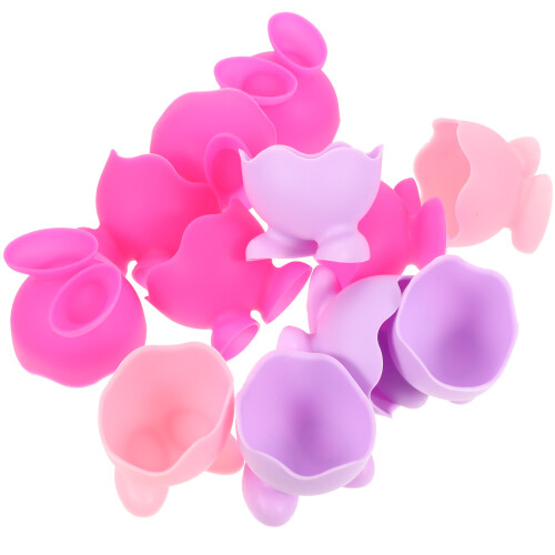 12Pcs Silicone Egg Cups Kitchen Gadget For Cooking And Storing