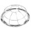 4Pcs Hemisphere Fire Sprinkler Guard Stainless Steel Bracket 1