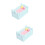2Pcs Mini Shape Resin Cake Topper For Party Decor 8