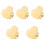 5Pcs Wax Sealing Stamp Head Brass Replacement 3