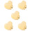 5Pcs Wax Sealing Stamp Head Brass Replacement 8