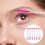 8Stk Portable Rote Wimpernbürsten Acryl Für Einfaches Styling 8