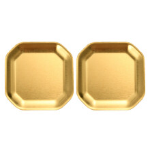2Pcs Stainless Appetizer Plates Small Pickle Dish Korean Style