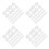 1600 Pcs Plastic Hinged Screw Caps For Screw Head Protection 9