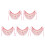5Pcs Sequin Mesh Belly Dance Veil With Fringe For Performance 6