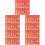 300 Pcs Chinese New Year Red Envelopes Rabbit Year Mixed Style 6
