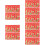 300 Pcs Chinese New Year Red Envelopes Rabbit Year Mixed Style 10