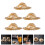 5 Cappellini Miniatura Per Cocktail Stecchini Decorativi 4