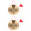 2 Sets Chinese Gong With Hammer Red 9
